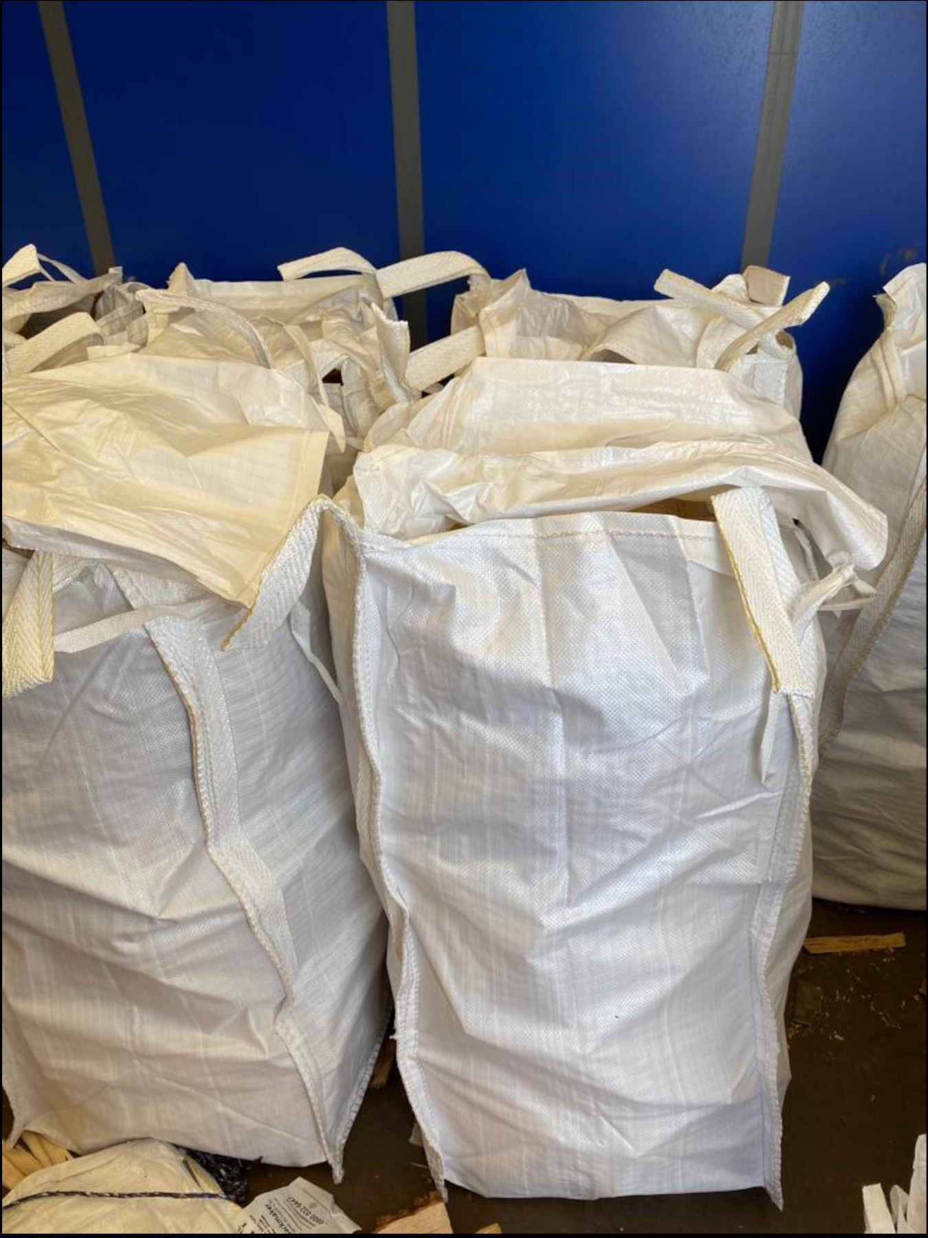 Cut wood barrow bags